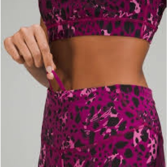 Lululemon Base Pace High-Rise Crop 23"
Cheetah Camo Magenta Purple Size 2 - Picture 11 of 12